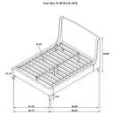 Mosby Wingback Platform Bed - Golden Linens & Furniture (PA)* 