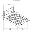Mason Panel Platform Bed