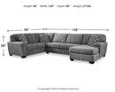 Birkdale Court Sectional with Chaise