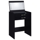 Danbury Makeup Vanity Table with LED Mirror and Stool