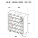 Lorient Chest of Drawers with LED Lighting