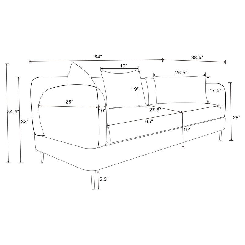 Jade Stationary Sofas