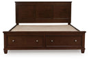 Danabrin Panel Storage Bed