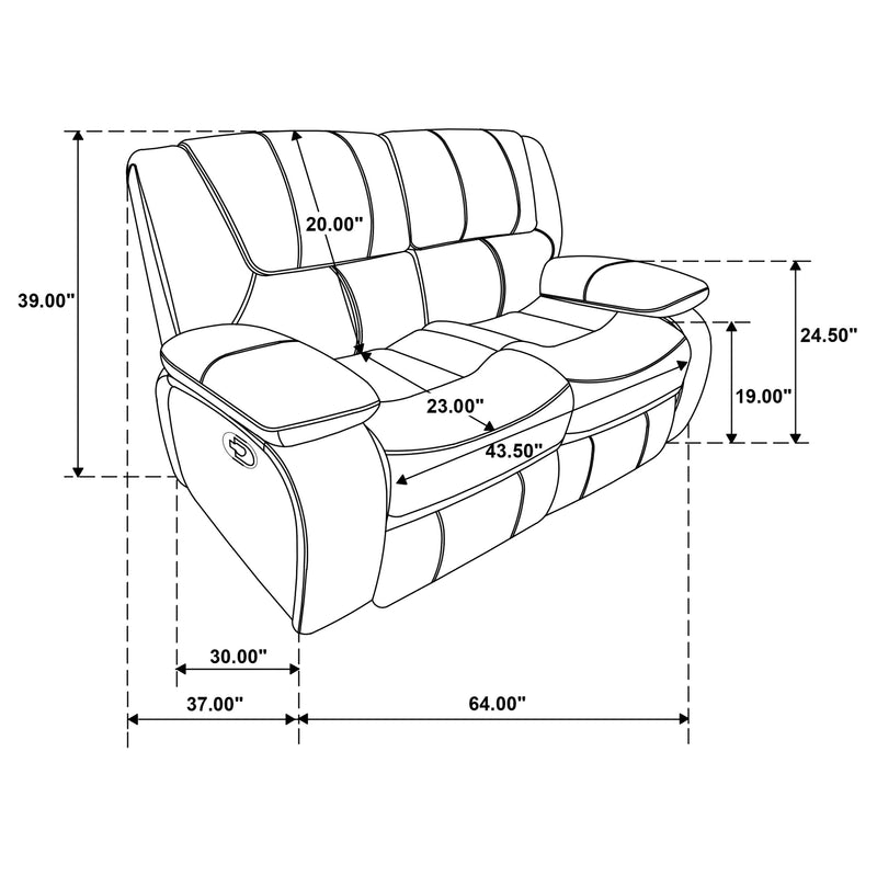 Camila Reclining Loveseats