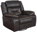 Greer Upholstered Tufted Back Glider Recliner - Golden Linens & Furniture (PA)* 