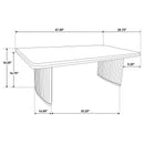 Adina Coffee Table - Golden Linens & Furniture (PA)* 