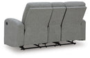 Gauntlet Reclining Loveseat with Console