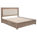 Kenora Panel Platform Storage Bed with LED Lighting