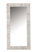 Pino Rectangular Wall Mirror White - Golden Linens & Furniture (PA)* 