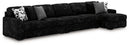 Midnight-Madness Sectional with Chaise