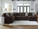 Midnight-Madness Sectional with Chaise