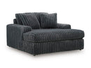 Midnight-Madness Oversized Chaise - Golden Linens & Furniture (PA)* 