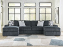 Midnight-Madness Sectional with Chaise