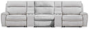 Social Pointe Reclining Sectional with Storage Consoles