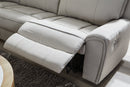 Social Pointe Reclining Sectional with Storage Console - Golden Linens & Furniture (PA)* 