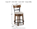 Valebeck Counter Height Bar Stool - Golden Linens & Furniture (PA)* 