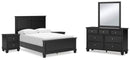 Lanolee Bedroom Set - Golden Linens & Furniture (PA)* 