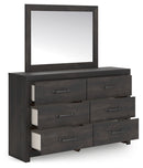 Hollivern Dresser and Mirror - Golden Linens & Furniture (PA)* 