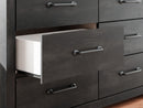 Hollivern Dresser and Mirror - Golden Linens & Furniture (PA)* 