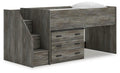 Frandern Loft Bed with Drawer Storage - Golden Linens & Furniture (PA)* 