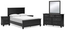 Lanolee Bedroom Set - Golden Linens & Furniture (PA)* 