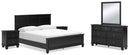 Lanolee Bedroom Set - Golden Linens & Furniture (PA)* 