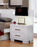 Jessica Nightstand Panels White (Set of 2) - Golden Linens & Furniture (PA)* 