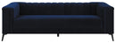 Chalet Tuxedo Arm Sofa Blue