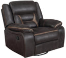 Greer Upholstered Tufted Back Glider Recliner - Golden Linens & Furniture (PA)* 