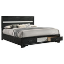 Miranda Panel Platform Storage Bed - Golden Linens & Furniture (PA)* 