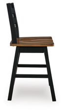 Wildenauer Counter Height Swivel Barstool - Golden Linens & Furniture (PA)* 