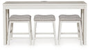Robbinsdale Counter Height Dining Table and 3 Barstools Set