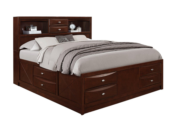 Linda Merlot Queen Bed image