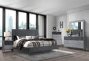 ENZO DARK GREY QUEEN BED GROUP