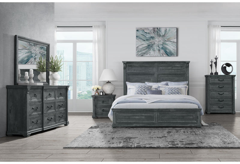 TATUM GREY FULL BED GROUP