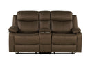 U6026 DARK BROWN 5 CONSOLE REC LS