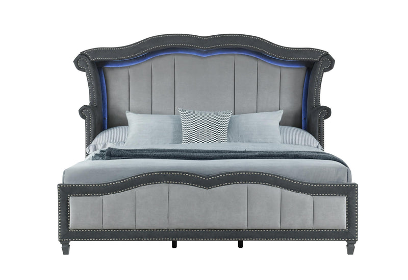 VANNA DARK GREY FULL BED