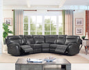 New Classic Atlas LAF Full Power Recliner w/Power in Gray - Golden Linens & Furniture (PA)* 