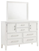 New Classic Furniture Andover Mirror in White - Golden Linens & Furniture (PA)* 