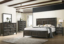 New Classic Furniture Andover California King Bed in Nutmeg