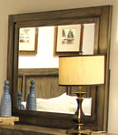 New Classic Furniture Ashland Mirror in Rustic Brown