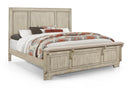 New Classic Furniture Ashland Queen Panel Bed in Rustic White