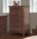 New Classic Furniture Cagney Lift Top Chest in Chestnut