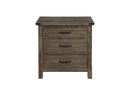 New Classic Furniture Galleon Nightstand in Weathered Walnut