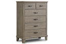 New Classic Furniture Marwick 6 Drawer Chest in Sand