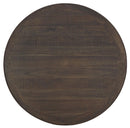 New Classic Furniture Prairie Point Round Counter Height Table in Black - Golden Linens & Furniture (PA)* 