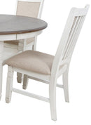 New Classic Furniture Prairie Point Side Chair in White (Set of 2)