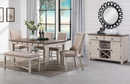 New Classic Furniture Prairie Point Upholstered Arm Chair in White (Set of 2) - Golden Linens & Furniture (PA)* 