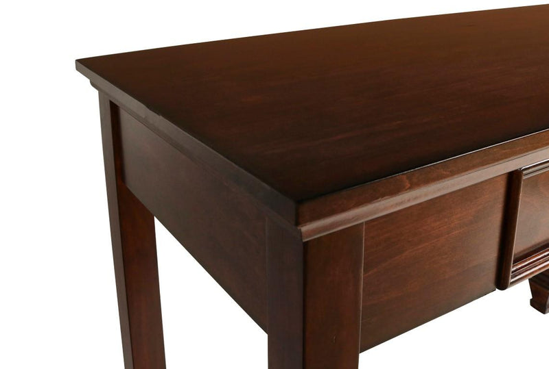 New Classic Furniture Tamarack Desk in Brown Cherry