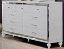 New Classic Furniture Valentino 9 Drawer Dresser in White